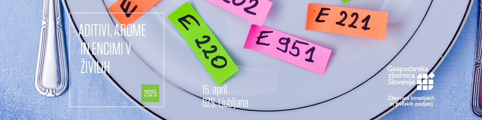 Aditivi, arome in encimi v živilih, 15.4. 2025