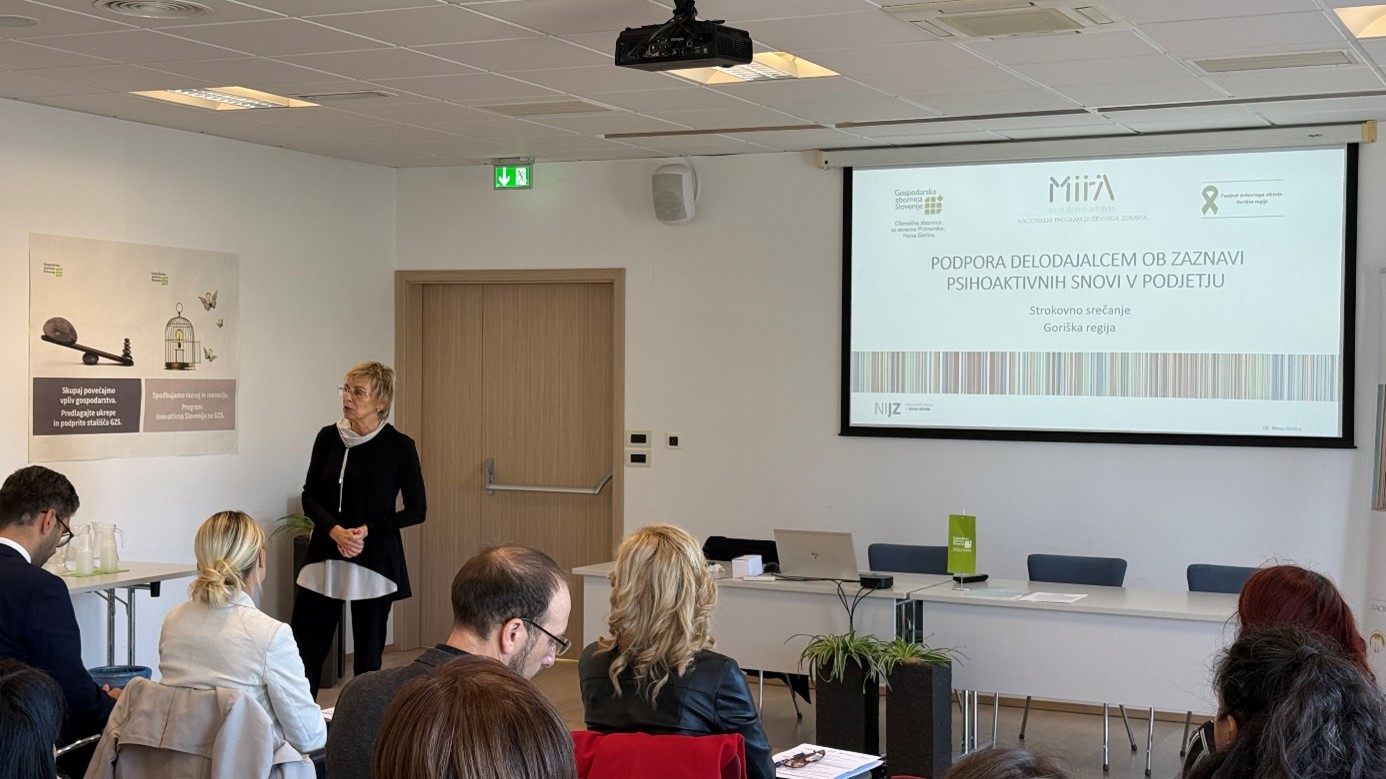 Na GZS SPGZ izvedli strokovno srečanje na temo Podpora delodajalcem ob zaznavi prisotnosti psihoaktivnih snovi v podjetju
